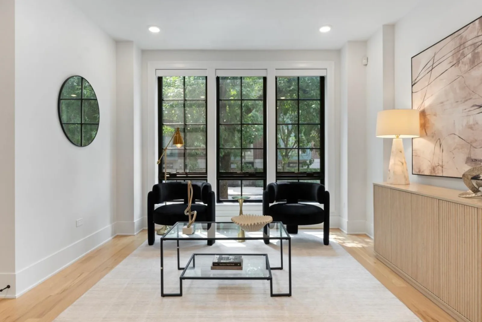 Staged home at 1454 W Diversey, Lincoln Park
