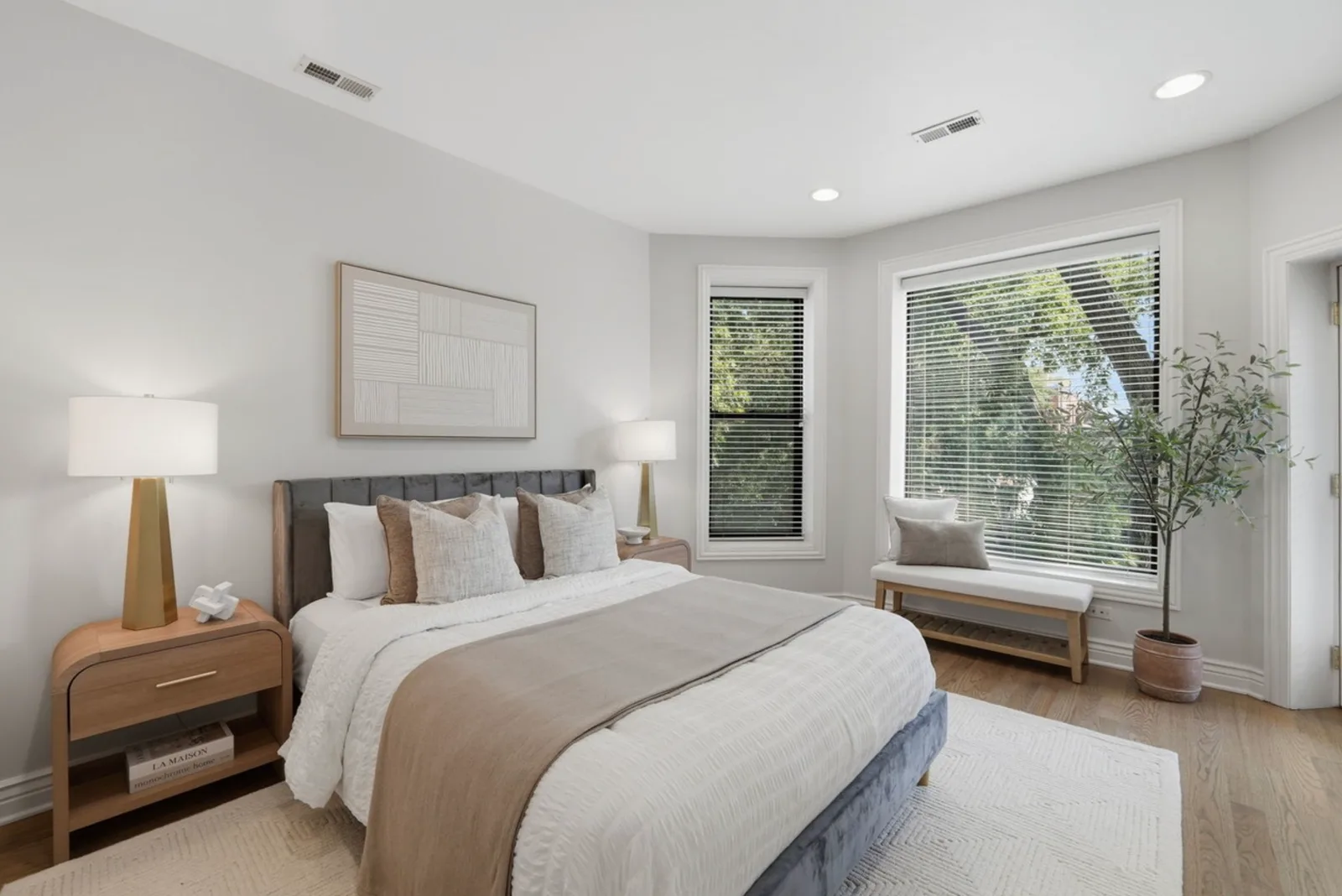 Staged home at 2312 W McLean, Logan Square
