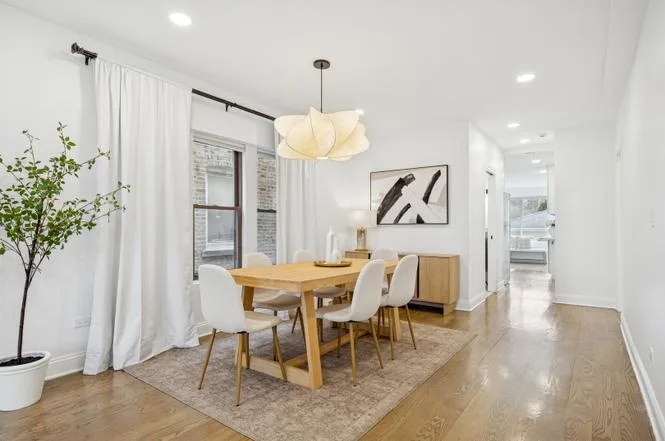 Staged home at 5426 N Western, Lincoln Square